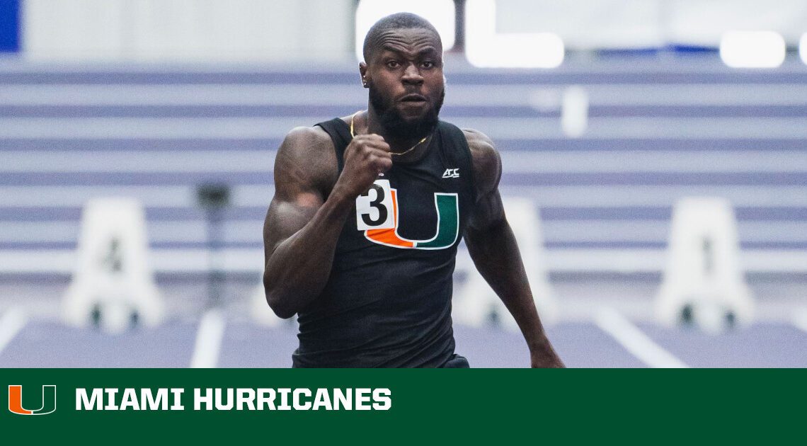 Campre Leads Men’s Heptathlon Following Day One of Competition – University of Miami Athletics