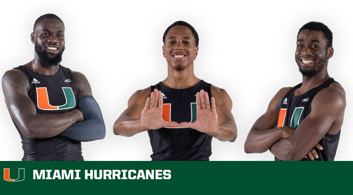 Campre, Robinson and Sauder Earn National Indoor Championship Bids – University of Miami Athletics