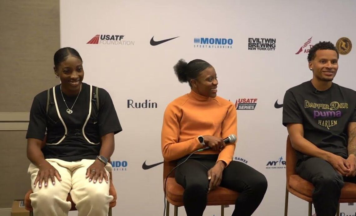 Christian Coleman, Andre De Grasse, Danielle Williams, Nia Ali Speak Ahead Of Millrose Games 2024