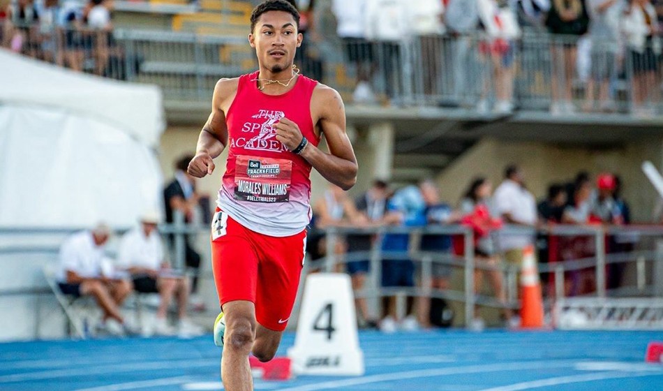 Christopher Morales Williams runs fastest indoor 400m in history