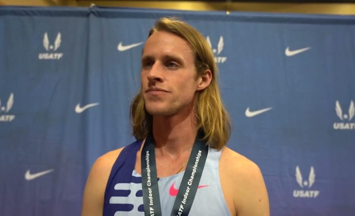 Cole Hocker Puts On Masterclass Effort To Win Men's 1,500m At USATF Indoor Championships 2024