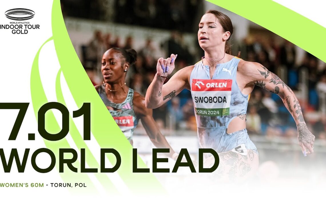 Ewa Swoboda powers to 7.01 world lead in Torun ‼️ | World Indoor Tour 2024