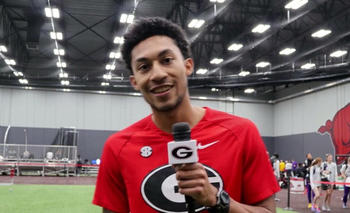 Georgia's Christopher Morales Williams On His 44.49 Men's Indoor 400m WORLD RECORD At SEC Indoors