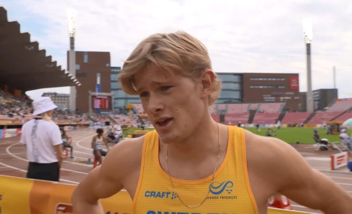 IAAF World U20 Tampere – Carl Bengtstrom SWE 400M Hurdles Heat 4