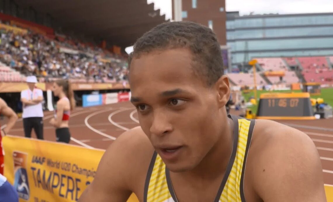 IAAF World U20 Tampere – Milo Skupin-Alfa GER 200 Metres Heat 3