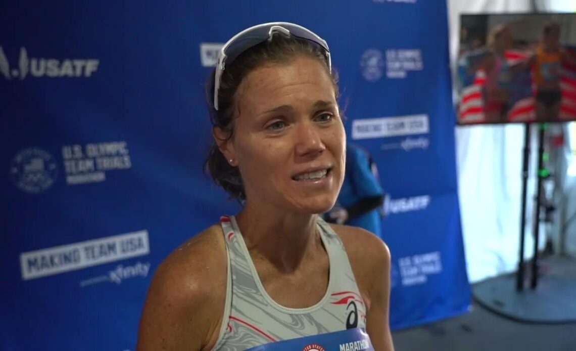 Lindsey Flanagan Tried To Hold On, Finished Inside Top 10 At U.S. Olympic Marathon Trials 2024