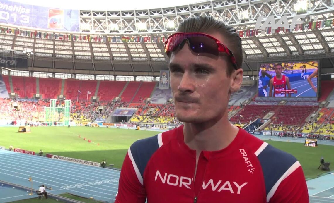 Moscow 2013 - Henrik INGEBRIGTSEN NOR - 1500m Men - Heat 1