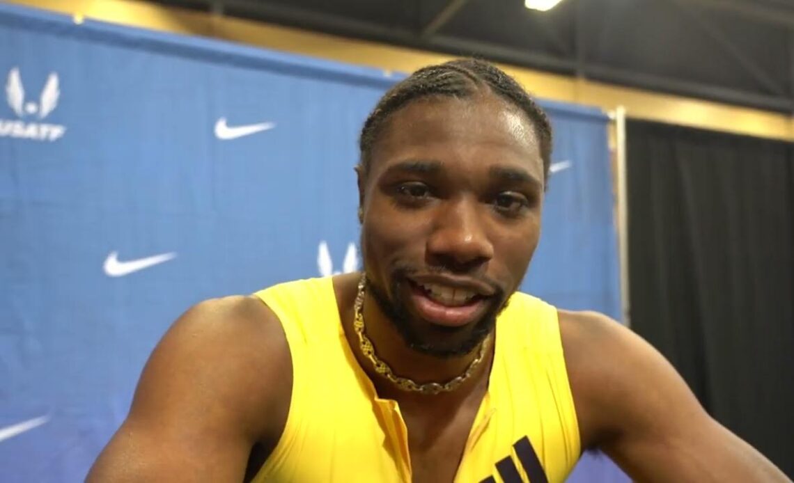 Noah Lyles' Start Felt Like A '10' In 6.43 Men's 60m Win At USATF Indoor Championships 2024