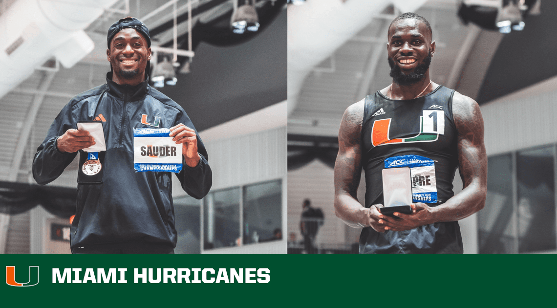 Sauder and Campre Claim Gold Medals and Program Records on Day Two – University of Miami Athletics