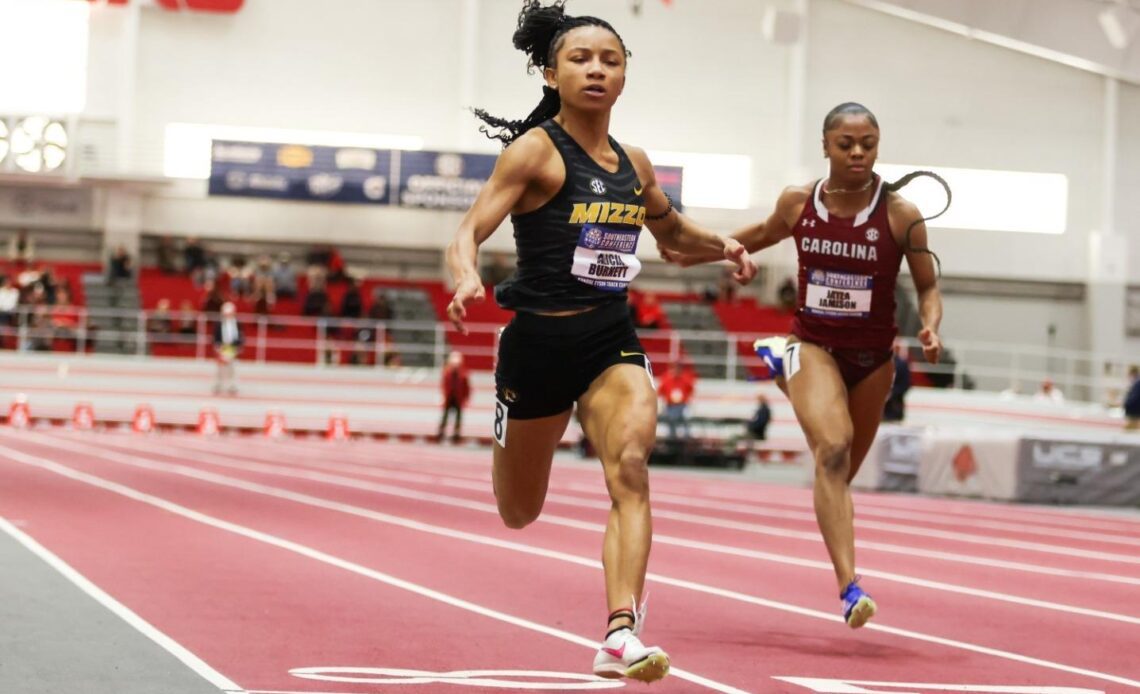 Seven Tigers Claim Program Top-10 Marks On First Day Of SEC Indoor Championships