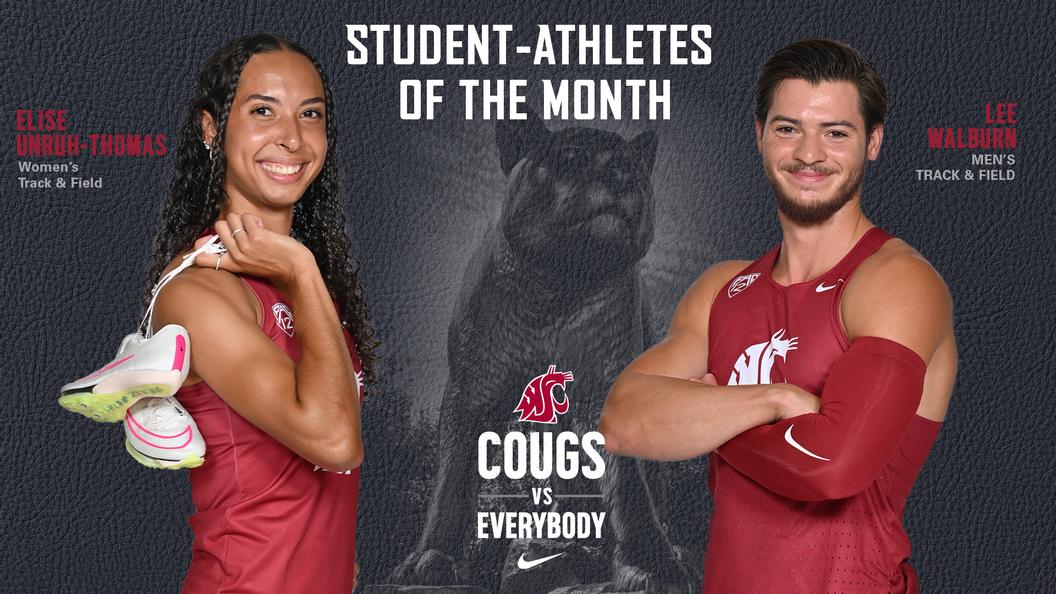 Unruh-Thomas and Walburn earn Student Athlete of the Month honors