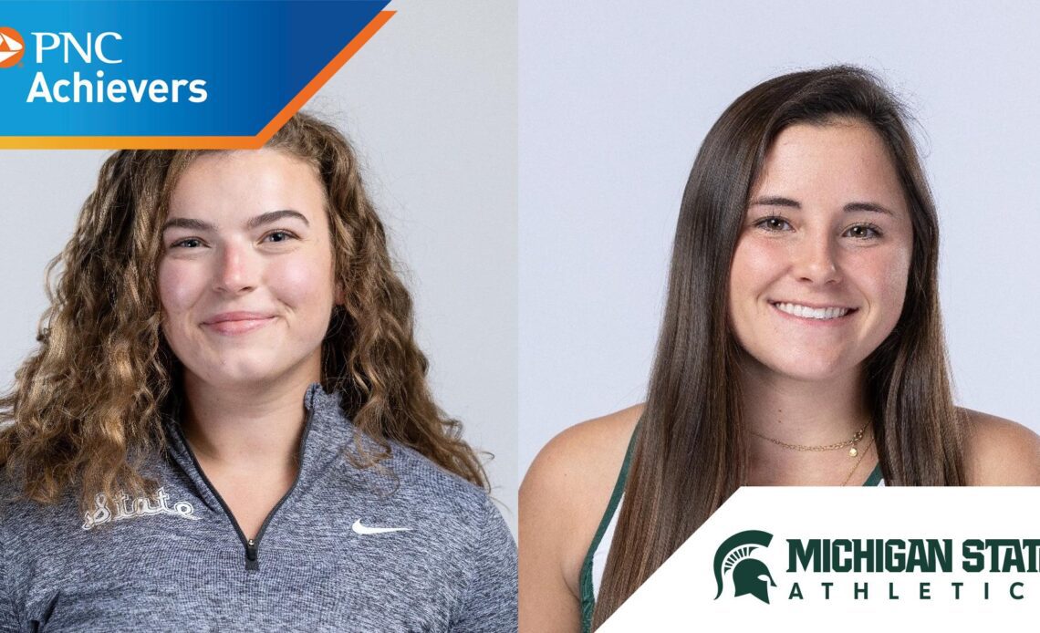 Valadian Pallett and Lizzie Johnston Named PNC Achievers Student-Athletes of the Month