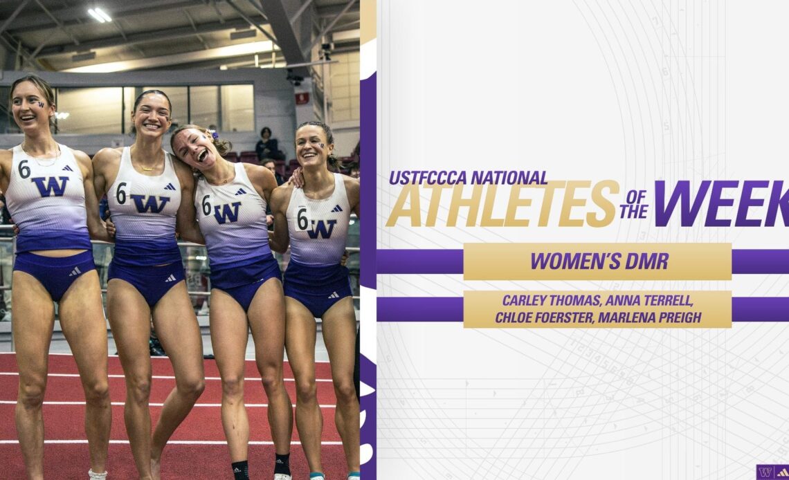 Women’s Relay Named National Athletes Of The Week