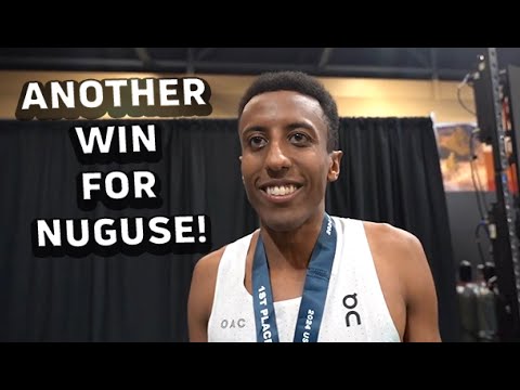 Yared Nuguse Claims Men's 3,000m Title At USATF Indoor Championships 2024