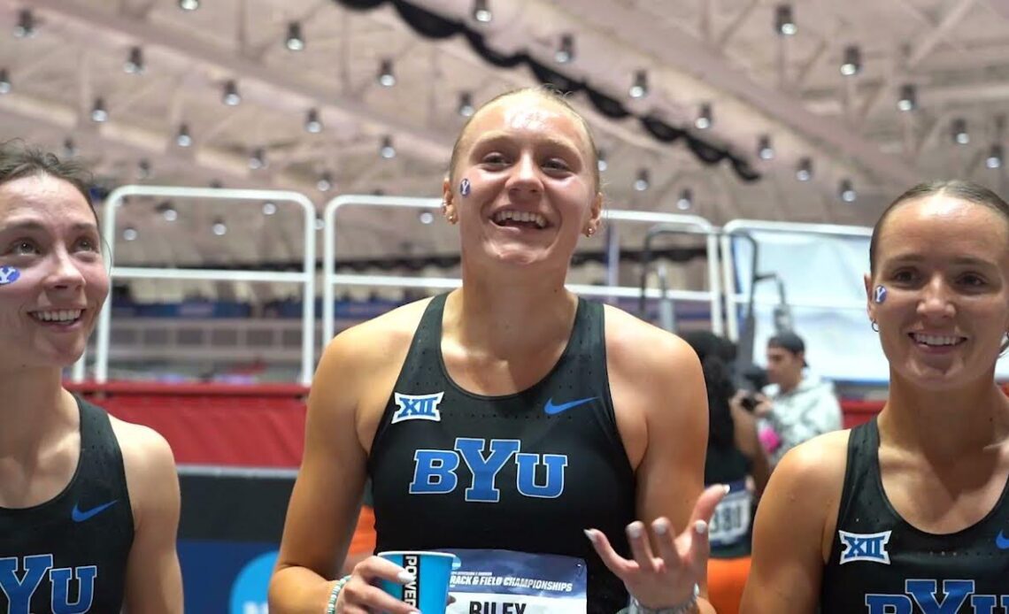 BYU Moves From Seventh To First To Claim DMR At NCAA Indoor Track & Field Championships 2024