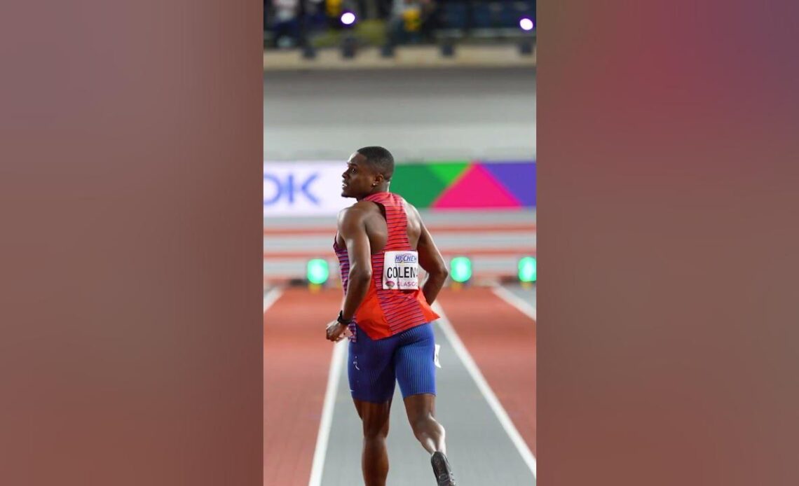 Christian Coleman flies like a 🚀 #athletics #sports #fast #usa