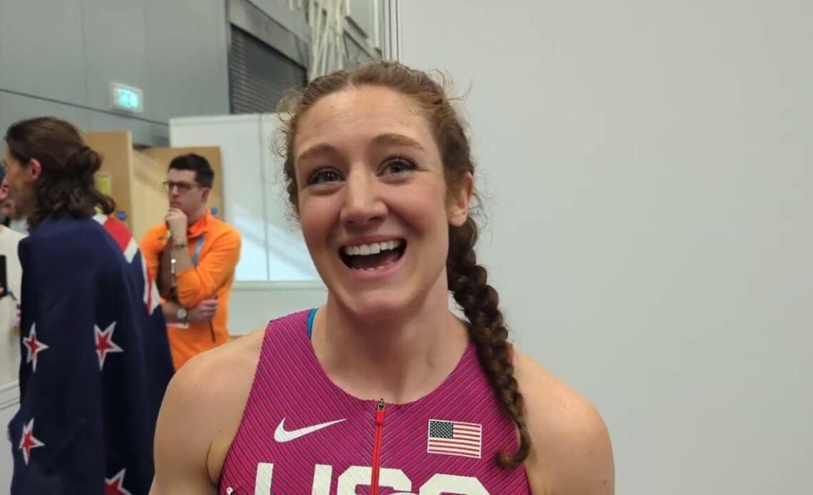 Emily Mackay On The Gutsy Move That Helped Her To Third In Women's 1,500m At World Indoor Champs