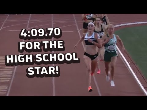 High School Junior Sadie Engelhardt Beats The Pros In Women's 1,500m At The TEN 2024