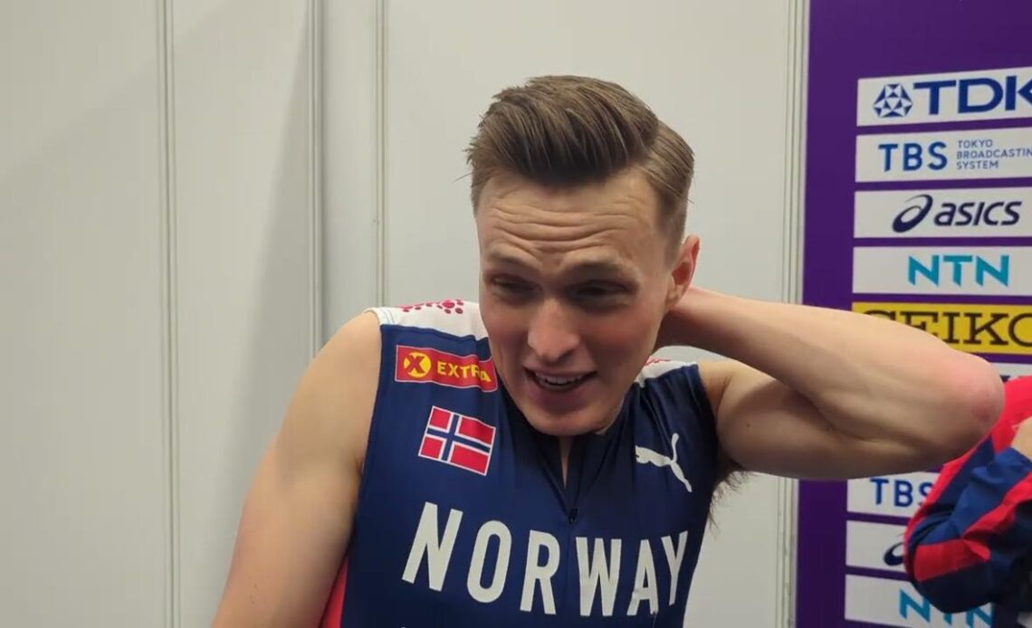 Karsten Warhom Narrowly In Second In Men's 400m At World Indoor Championships