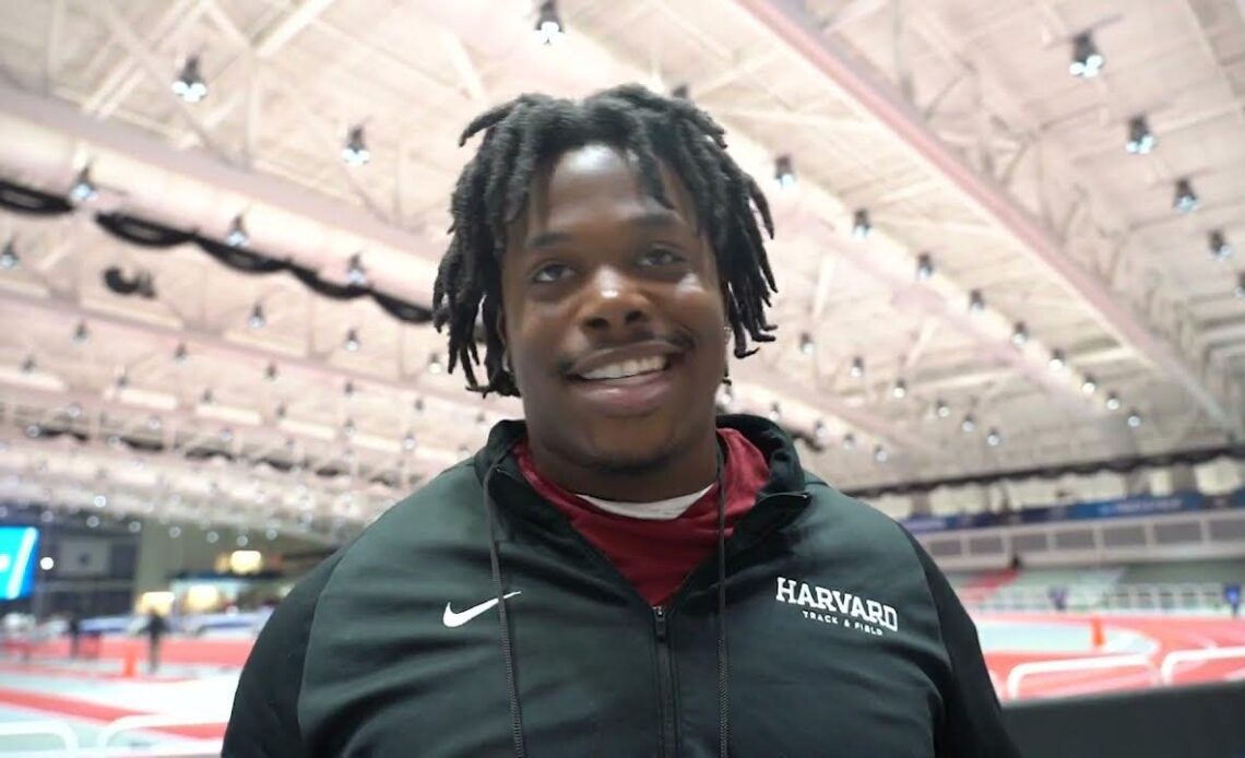 Kenny Ikeji's Confidence Was The Key To Winning The NCAA Indoor Championships Weight Throw Title
