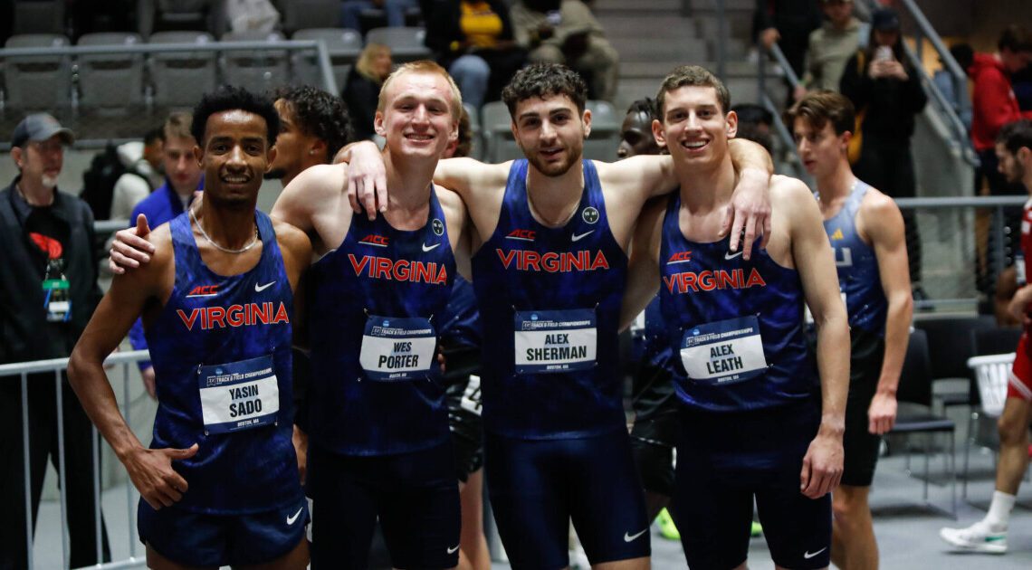 Men’s DMR finishes Third, Martin and Appleton Advance to Mile Finals at NCAA Indoor Championships