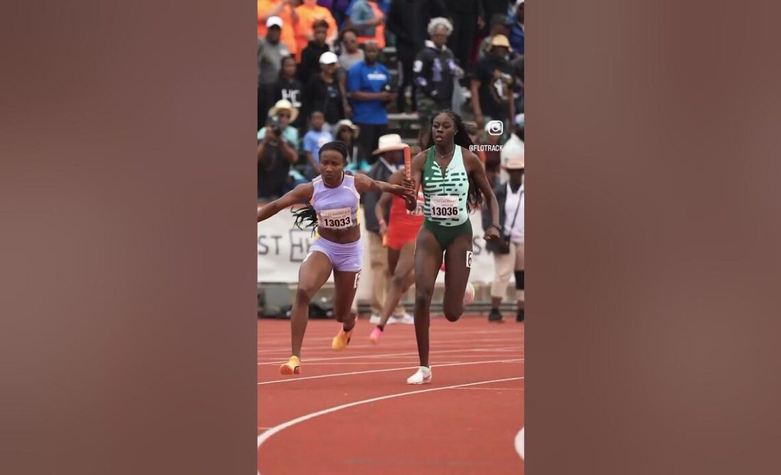 🌎 NEW WORLD BEST 4x200m RELAY 🌎 1:27.05!!! #trackandfield #track #texasrelays