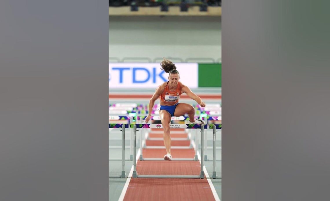Nadine Visser cruises to heat win 🔥 #athletics #worldindoorchamps #sports #running #netherlands