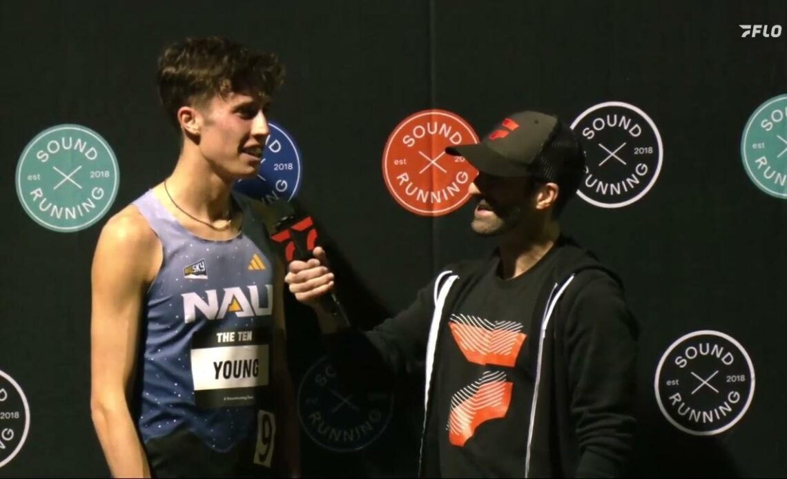 Nico Young After Hitting 10k Olympic Standard And Collegiate All-Time Best At The TEN 2024
