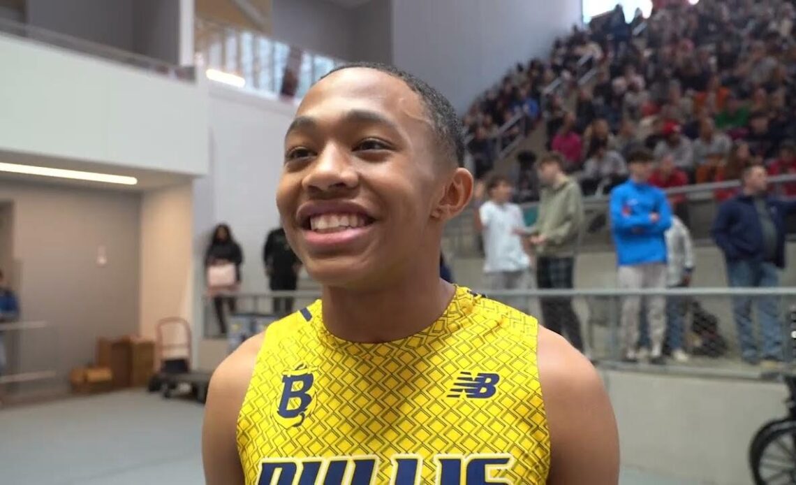 Quincy Wilson SHATTERS 400m High School National Record With A 45.76 At New Balance Nationals Indoor