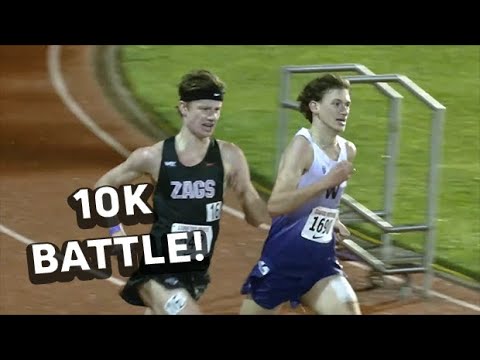 Washington's Evan Jenkins And Gonzaga's Wil Smith BATTLE To Line In Men's 10k At Stanford Invite