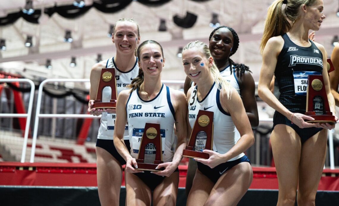 Women’s DMR Team Captures First Team All-America Honors on Day One of NCAA Indoor Championships