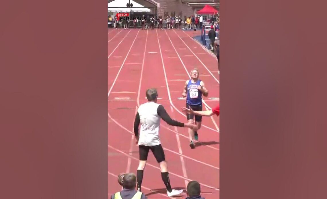 72-Year-Old Michael Kish Clocks CRAZY 13.32 100m At Penn Relays!