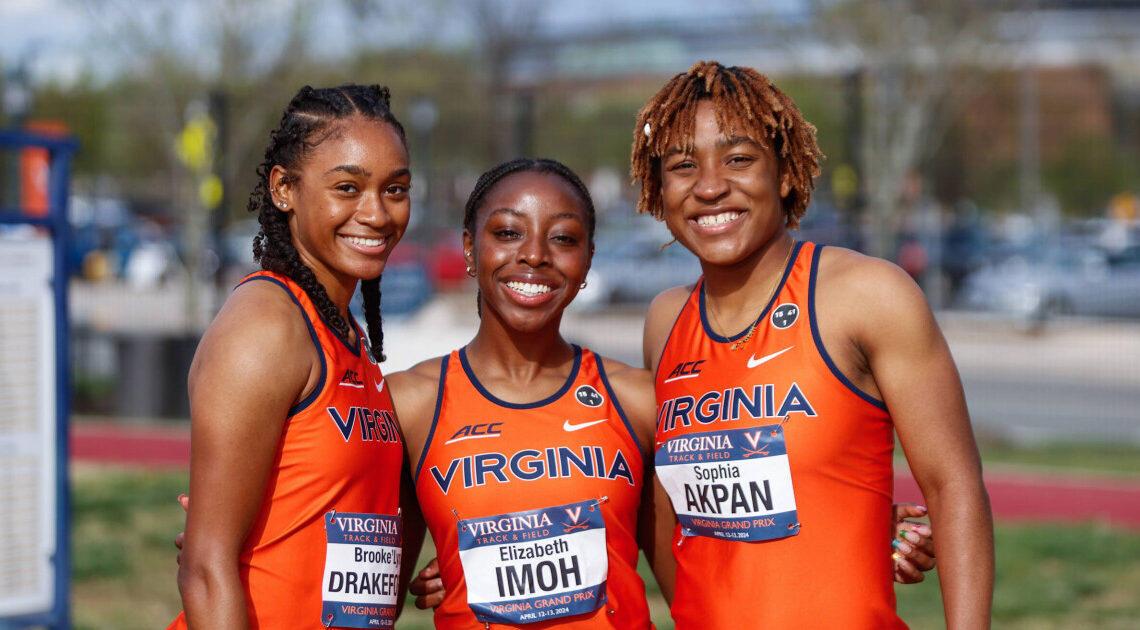 Cavaliers Record Personal-Bests on Day 1 of Virginia Grand Prix