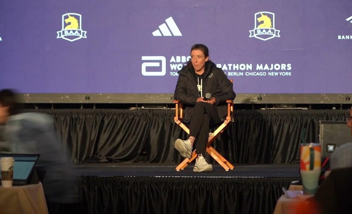 Emma Bates On Why She HighFived Fans During The 2024 Boston Marathon