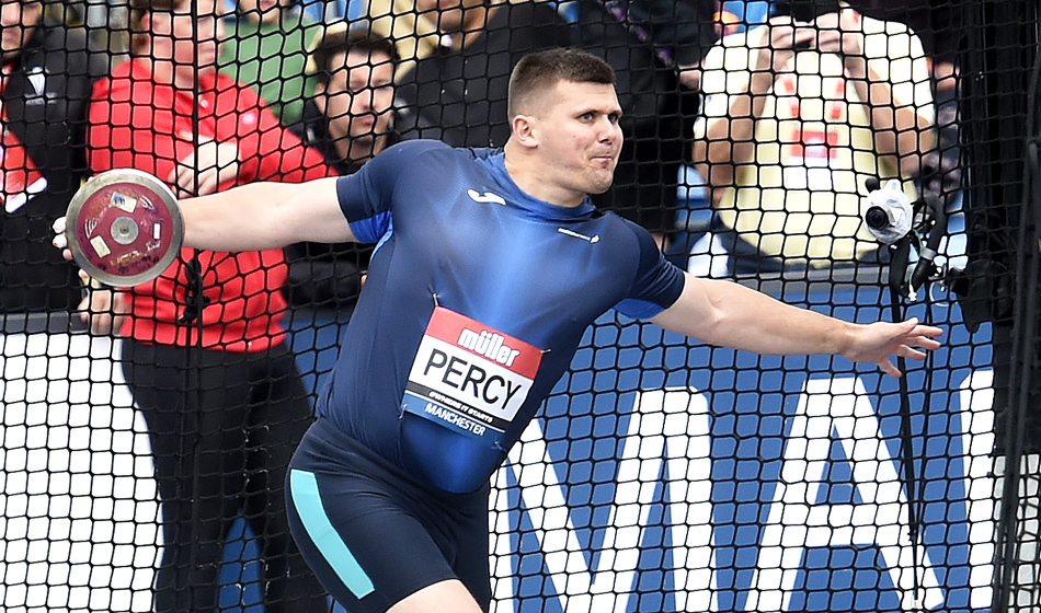 Nick Percy goes No.2 on the UK all-time discus rankings