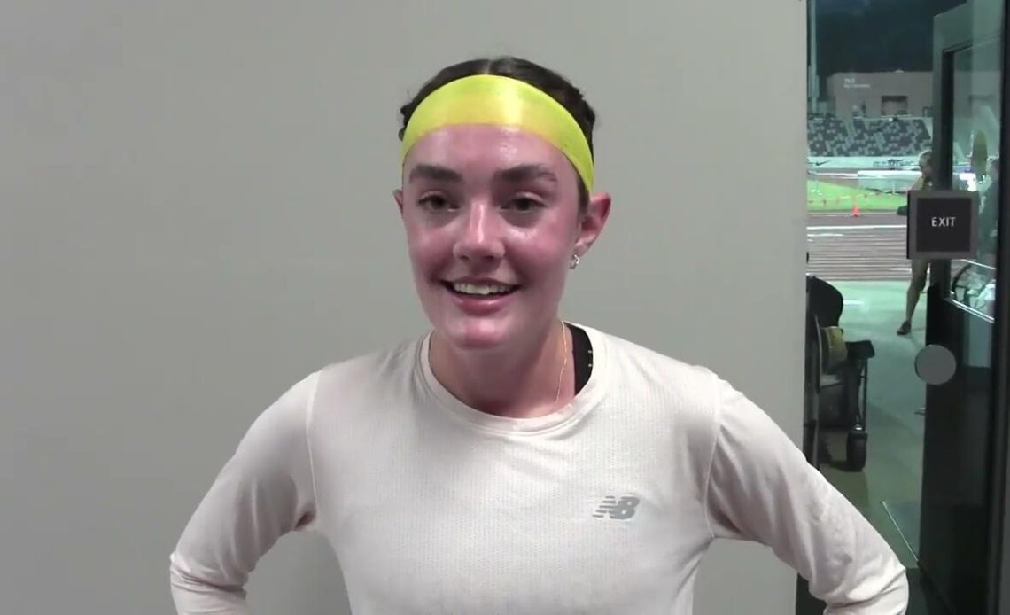 Sadie Breaks Down Her National Outdoor Record In The Mile At Mt. SAC