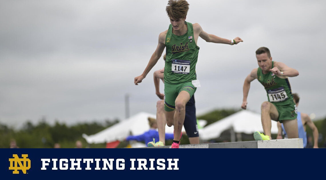 Singleton Sets School Record In Steeplechase – Notre Dame Fighting Irish – Official Athletics Website