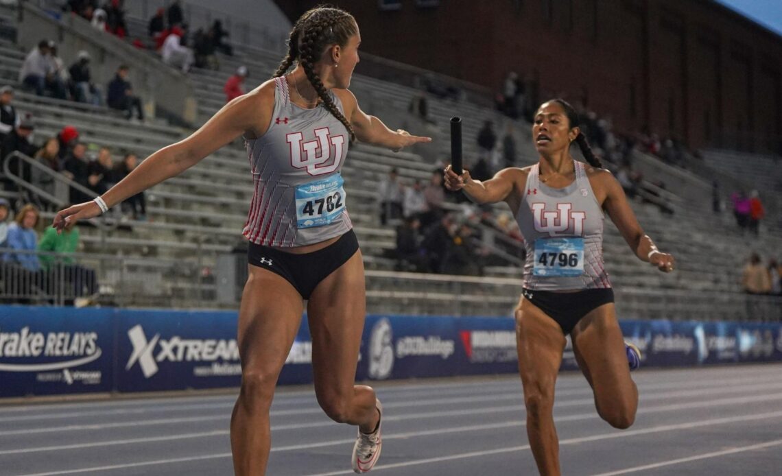 Women of Utah Wrap Up Eventful Day on the Track Across Three Meets