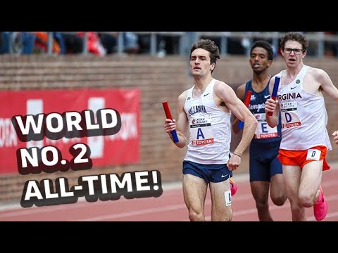 World No. 2 ALL-TIME Performance Goes Down In Men's 4xMile At Penn Relays 2024