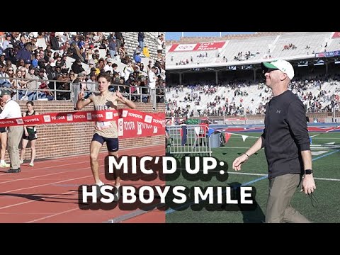 2024 Penn Relays Mic'd Up: Notre Dame Watches Recruits Shine In High School Boys Championship Mile