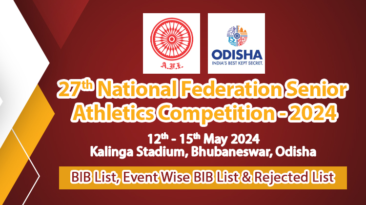27th National Federation Senior Athletics Competition 2024