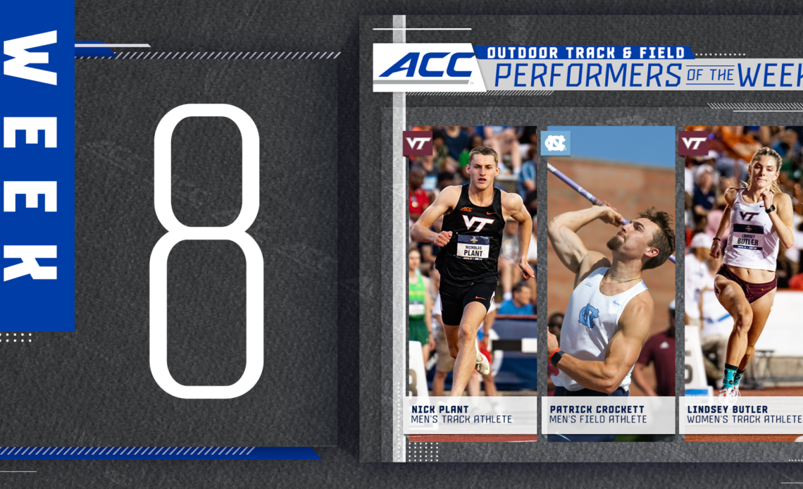 ACC Announces Final 2024 Outdoor Track and Field Performers of the Week