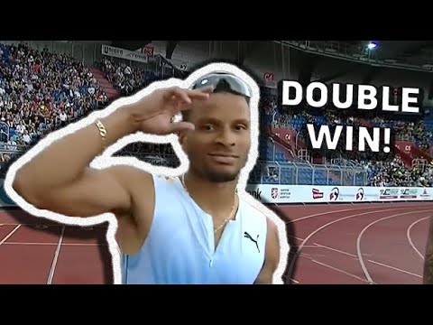 Andre De Grasse Grabs Sweeps 100m And 200m At Ostrava Golden Spike 2024