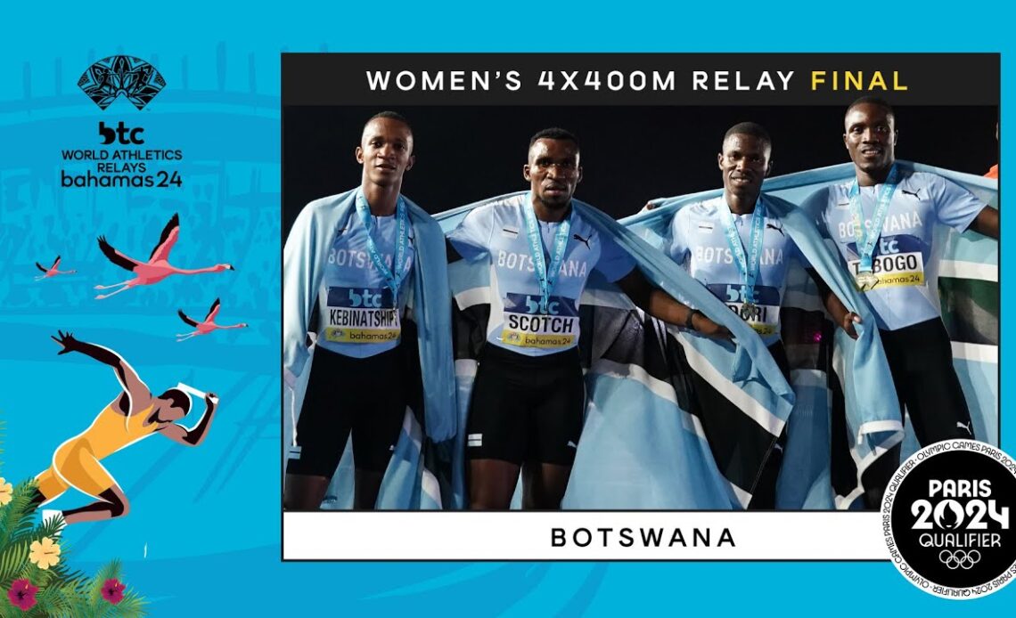 Botswana rules in the 4x400m final 💪 | World Athletics Relays Bahamas 24