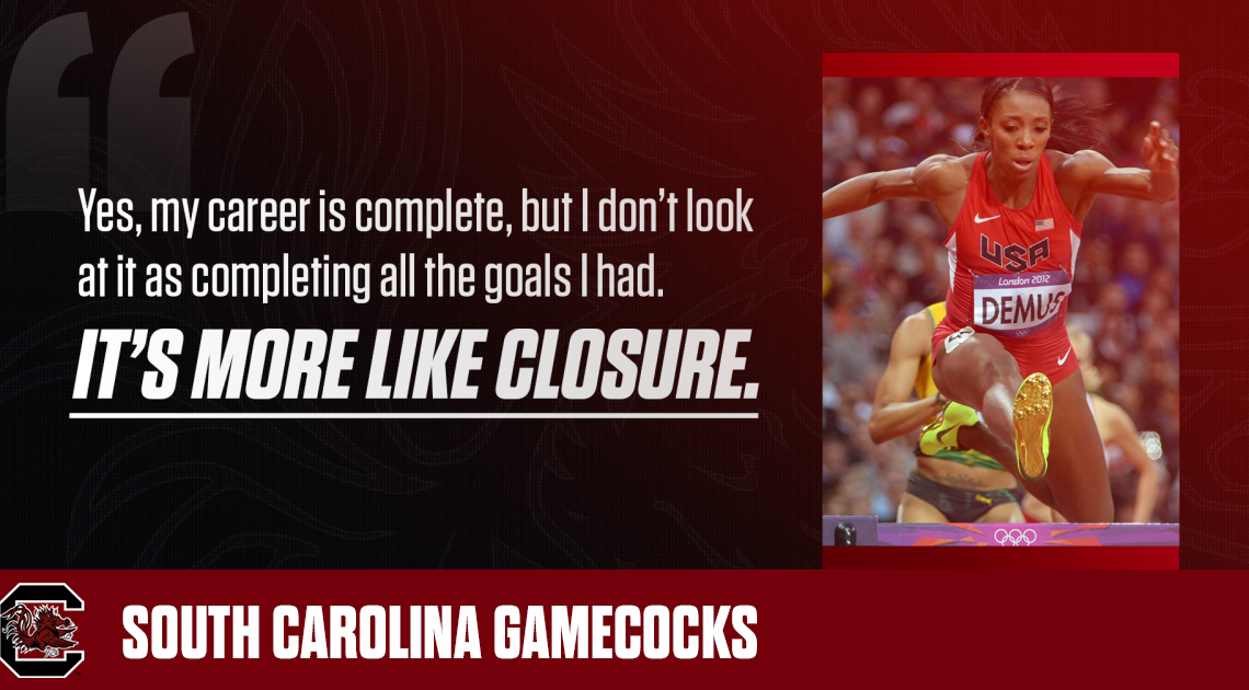 Demus Clears the Final Hurdle to a Great Career – University of South Carolina Athletics