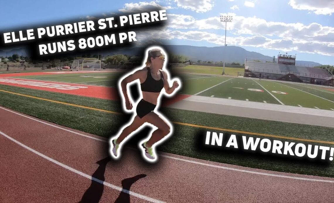 Elle Purrier St. Pierre Runs 800m PR During A Workout! | Workout Wednesday