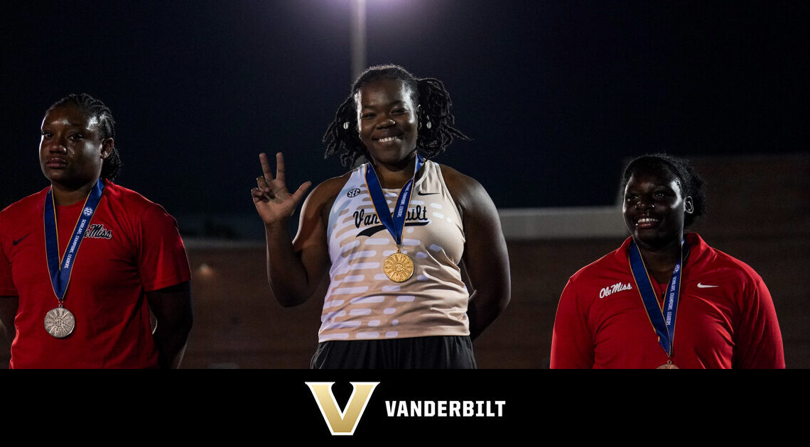 Fraley Wins SEC Shot Put Title