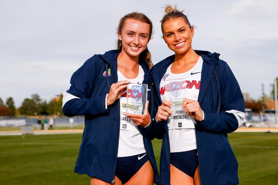 Gates Wins High Jump, Mikinski Finishes on Podium at Pac-12 Championships