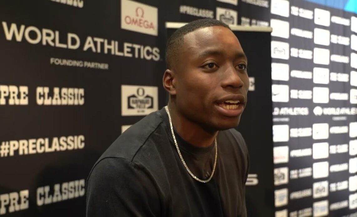 Grant Holloway Talks About Being Mentally Grounded In The Sport Before 2024 Prefontaine Classic