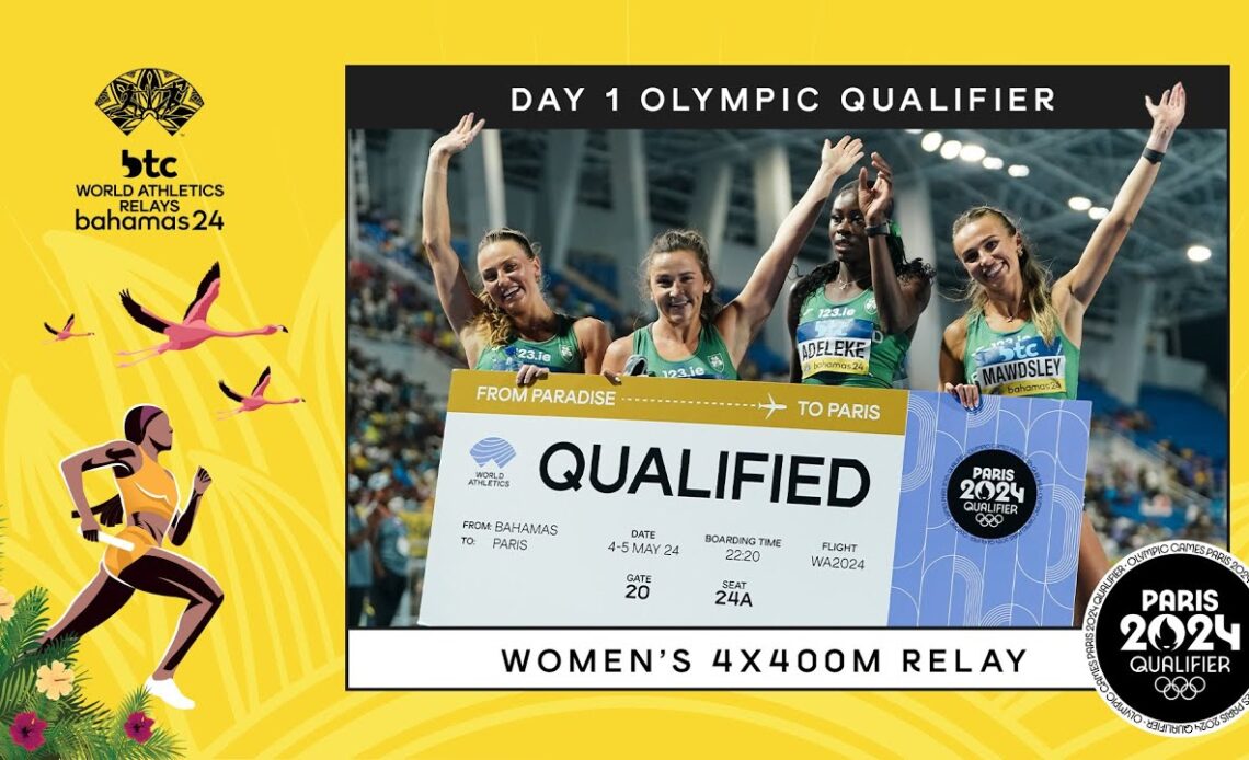 Ireland leads women's 4x400m heats | World Athletics Relays Bahamas 24